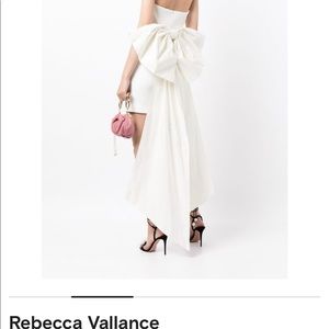 Rebecca Vallance white bow dress!